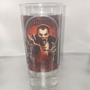 Universal Studios Halloween Horror Nights Classic Monsters Collectible Glass NEW